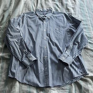 Vineyard Vines L Navy Gingham Shirt